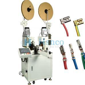 Fully Automatic Wire Cutting & Stripping & Terminal Crimping Machine (2 heads) HS-T210